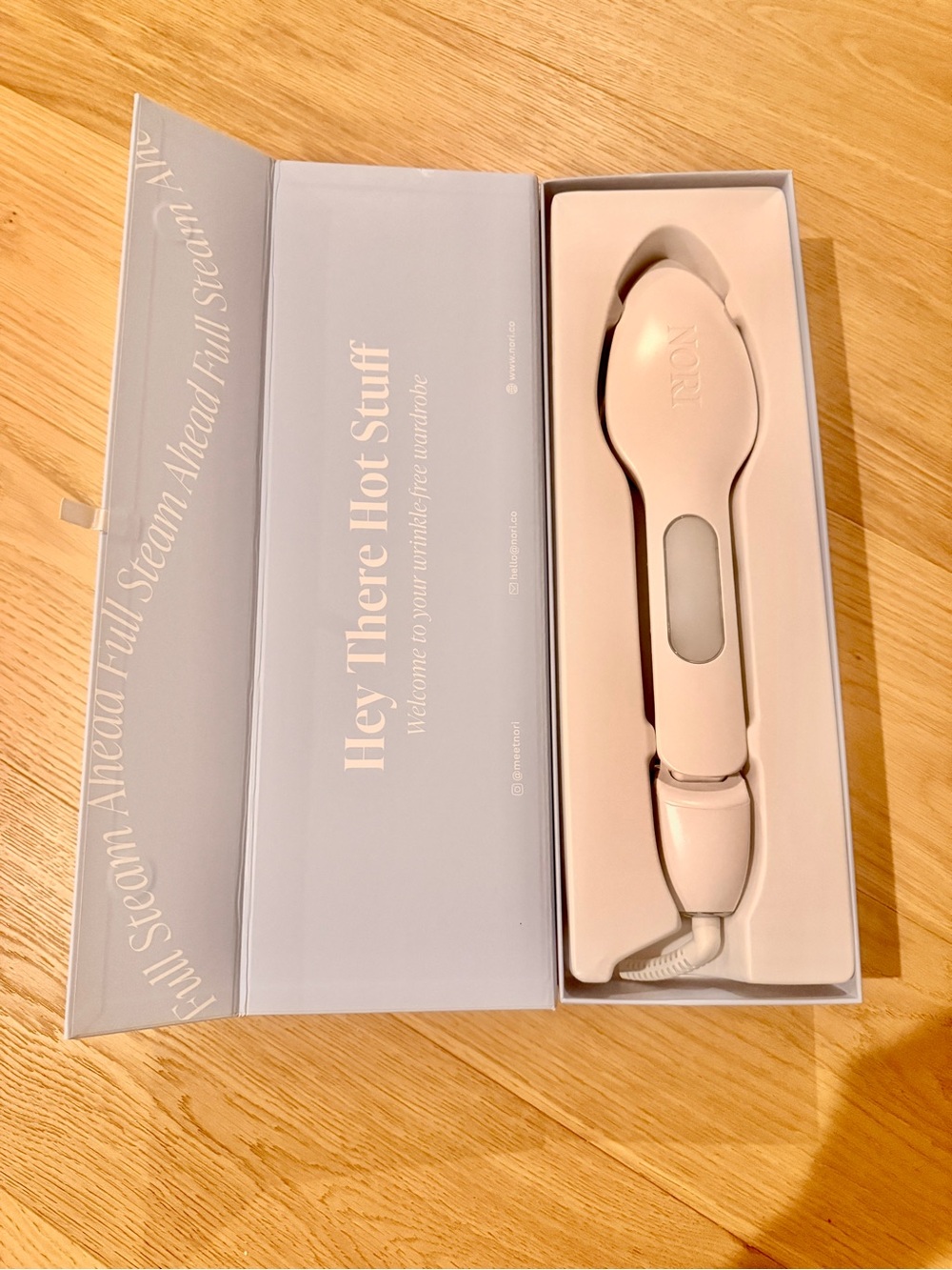 Nori Handheld Steam Iron - Travel Iron - No Ironing Board Required